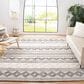 Safavieh Natura Transitional 11" x 15" Grey and Ivory Area Rug, , large