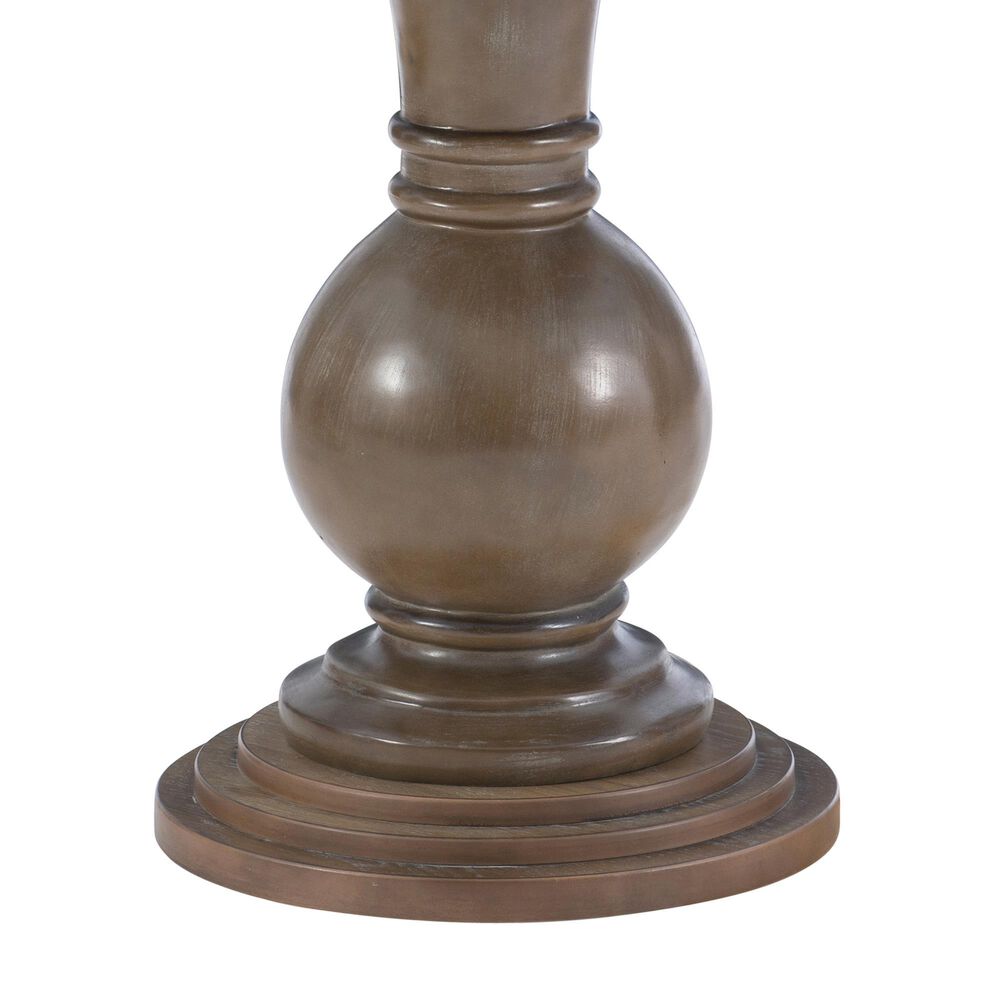 Linon Home Decor Adeline Round Accent End Table in Natural, , large