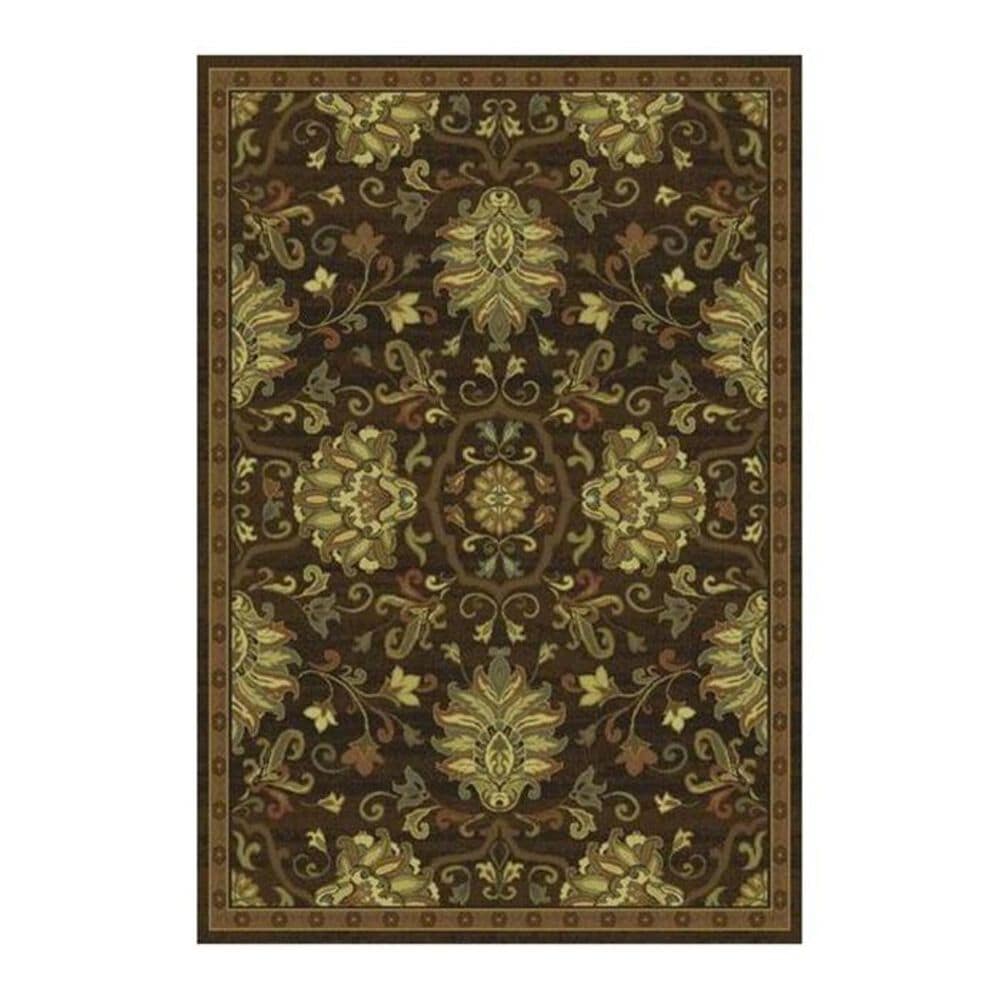 Oriental Weavers Hudson 42G 1"10" x 7"6" Brown Runner, , large