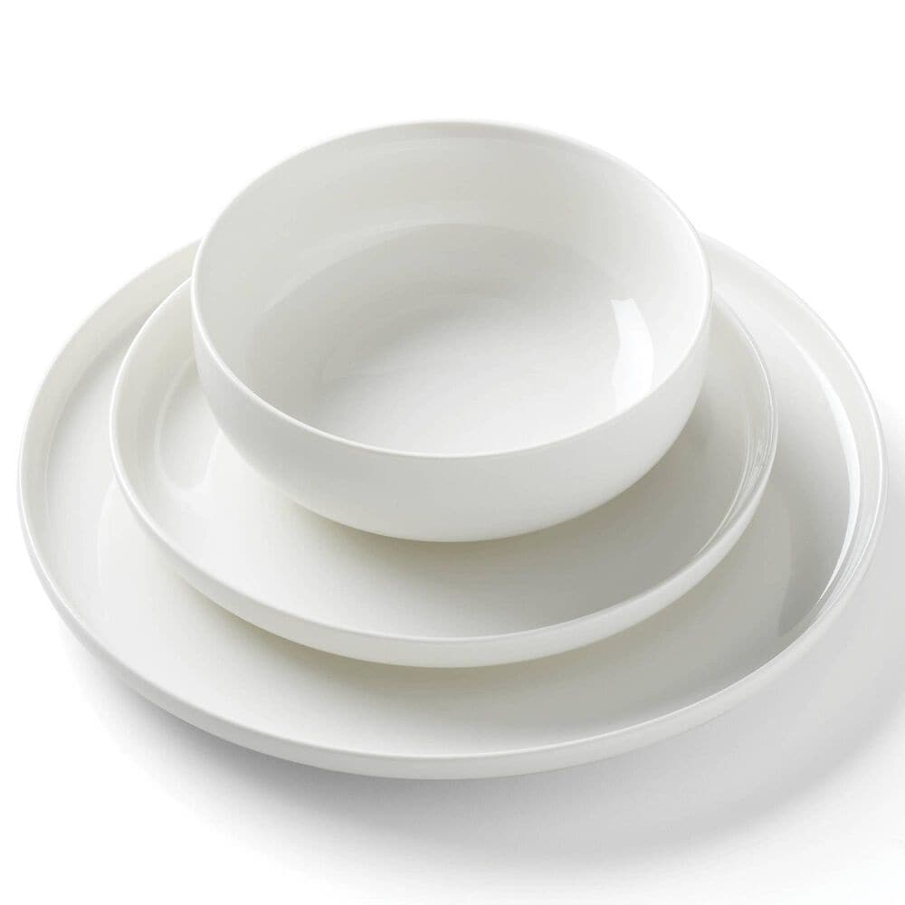 Lenox Oneida 24 Seven 12-Piece Dinnerware Set in White, , large