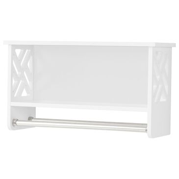 Timberlake Coventry 14" Bath Shelf in White, , large