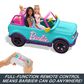 Barbie RC Barbie SUV Battery-Powered Toy Truck with Remote Control, , large