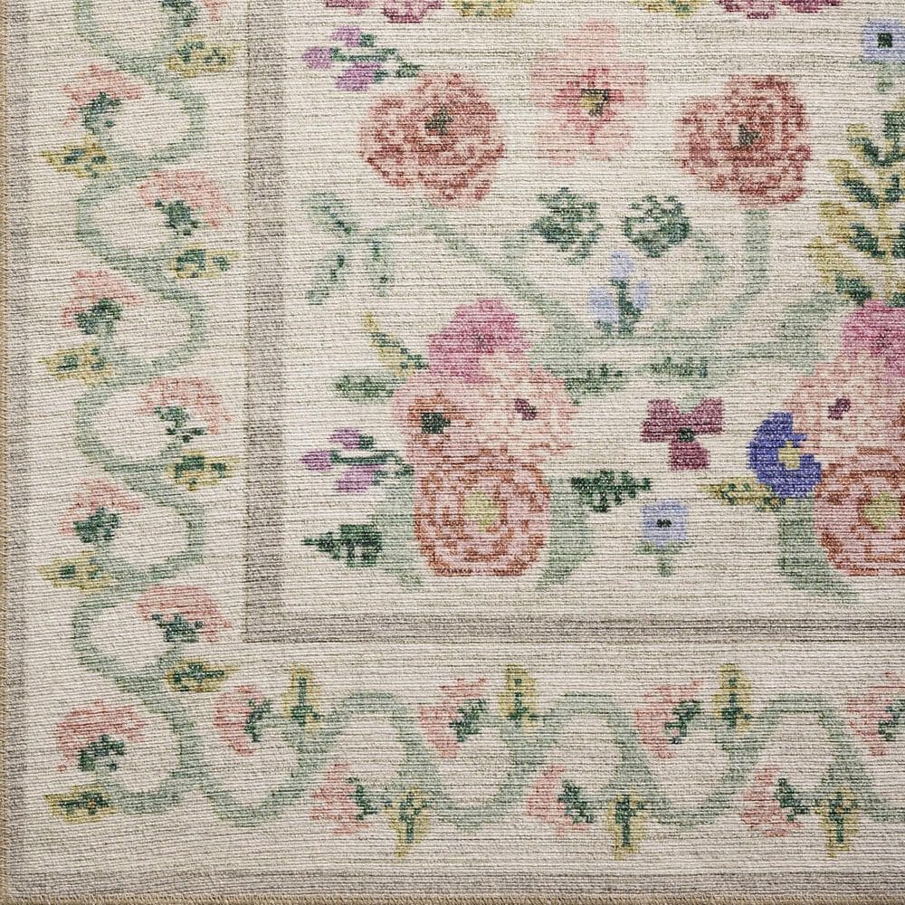 Rifle Paper Co. x Loloi Rosa 8&#39;4&quot; x 11&#39;6&quot; Ivory Area Rug, , large