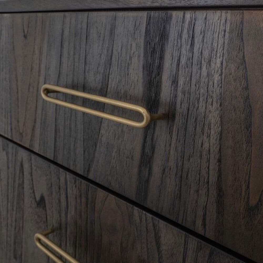 Fallridge Balam 5-Drawer Chest in Stained Dark, , large
