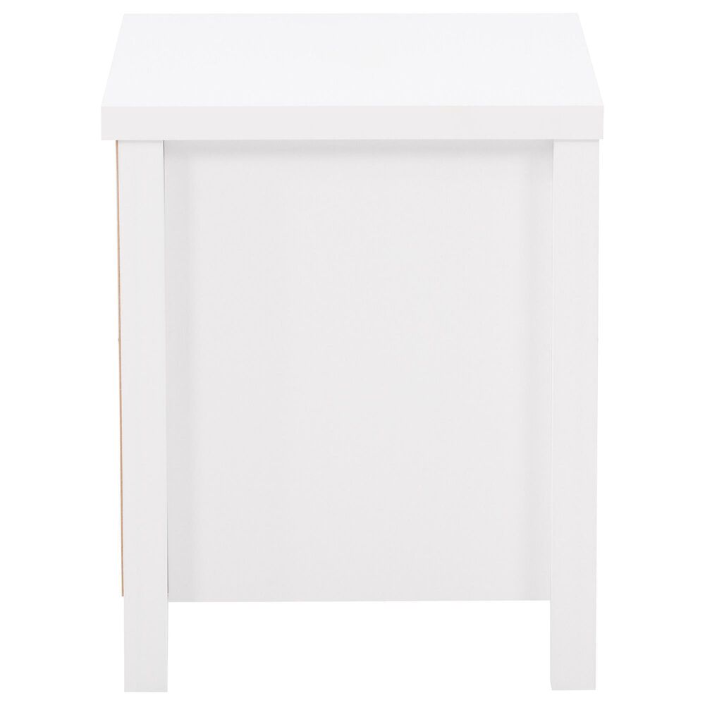 CorLiving Boston Nightstand in White, , large