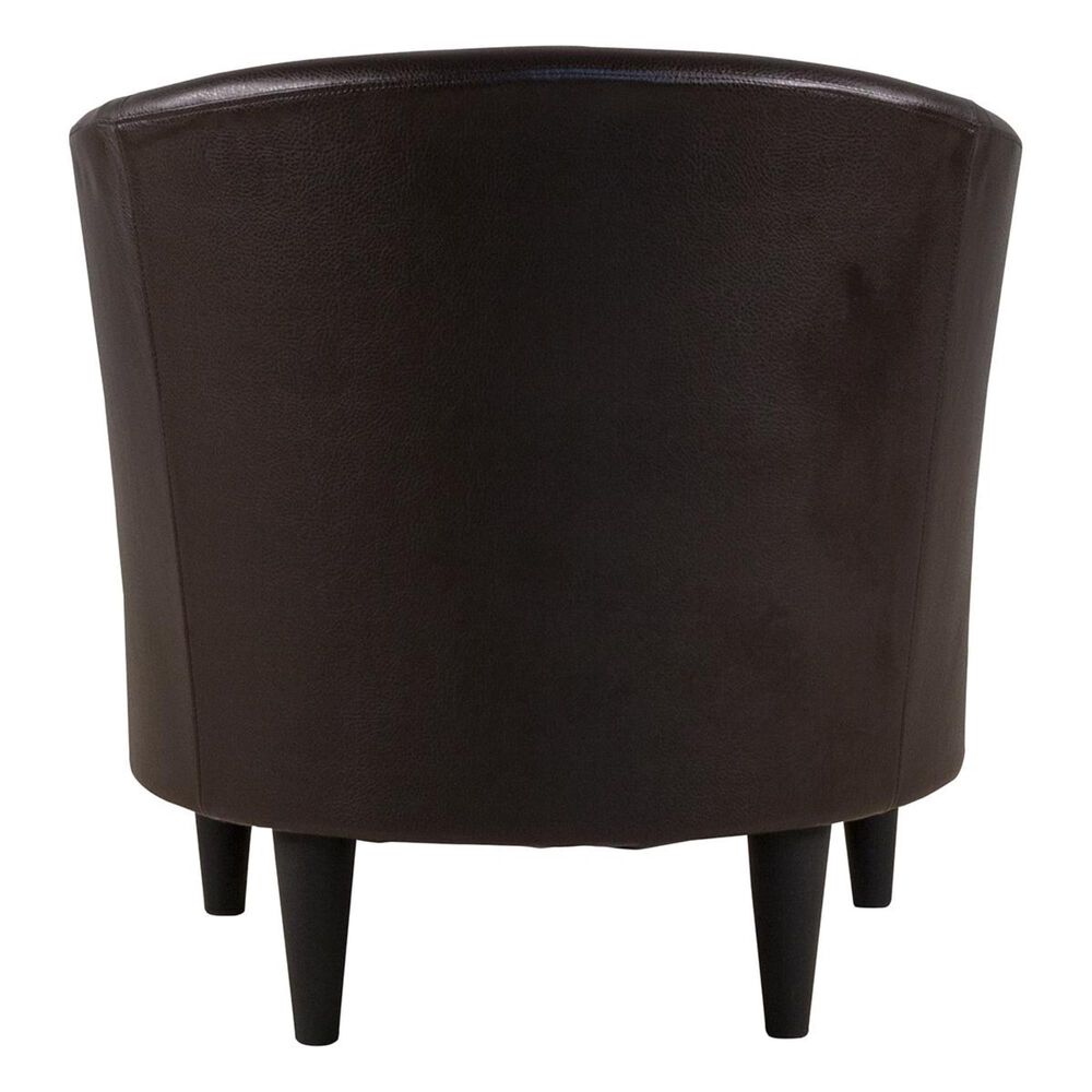 Overman International Corp Windsor Accent Chair in Rodeo Dark Brown, , large