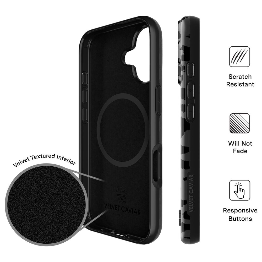 Velvet Caviar MagSafe Case For Apple iPhone 17 in Black Leopard, , large