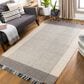 Surya Reliance RLI-2300 5" x 7"6" Beige, Black and Ivory Area Rug, , large