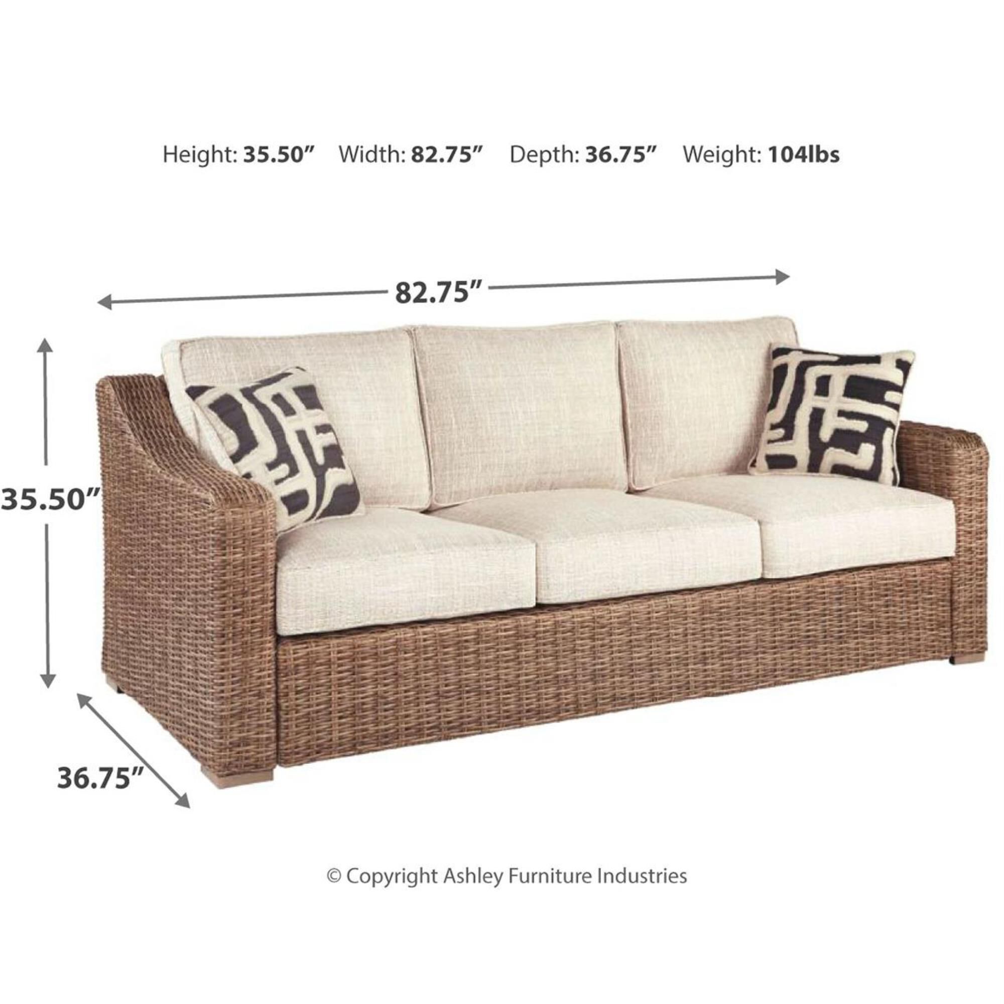 Outdoor sofa height store
