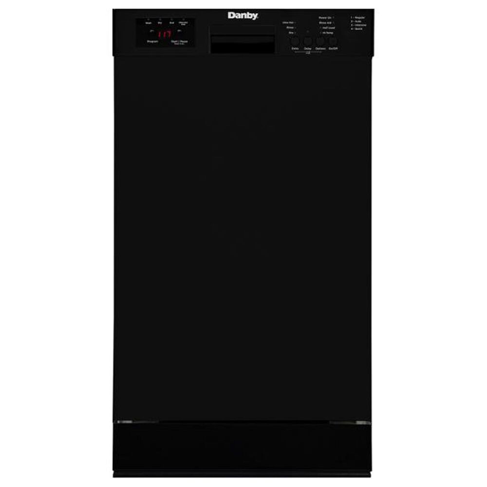Danby 18" Wide Built-in Dishwasher in Black, , large