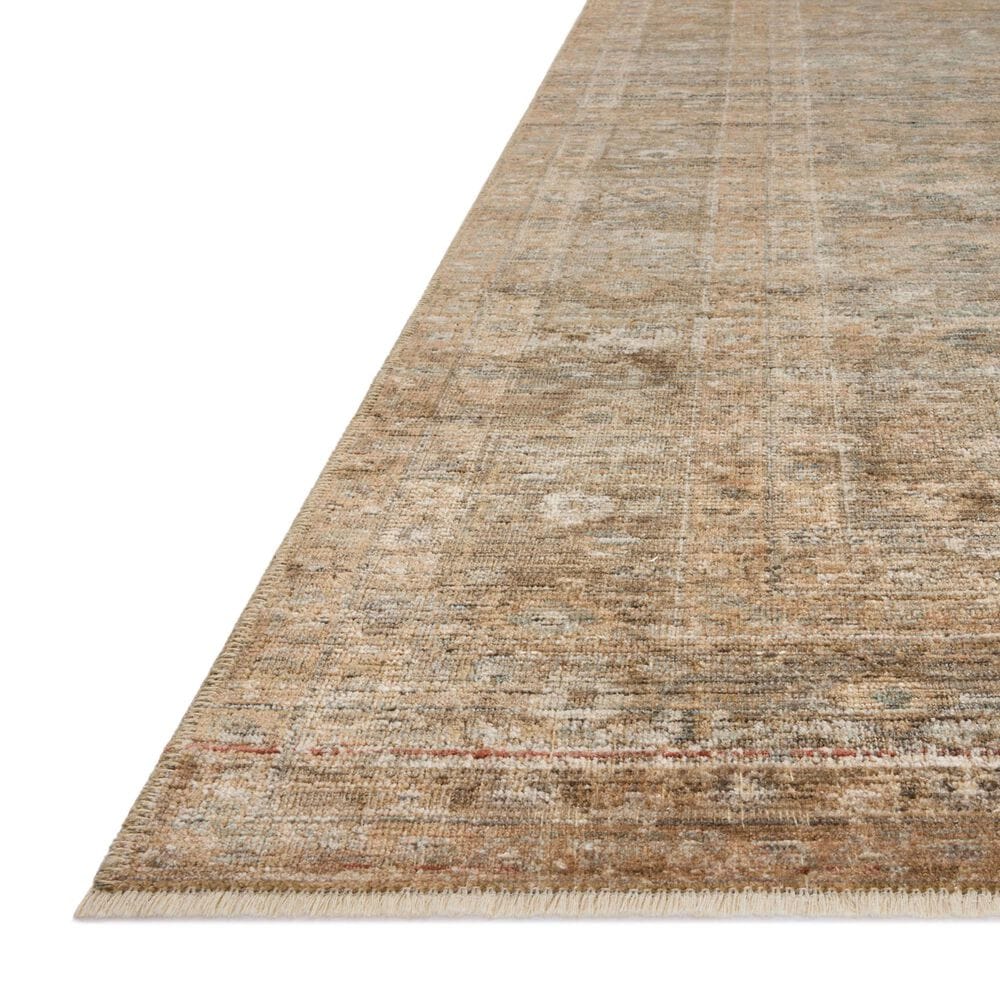 Amber Lewis x Loloi Molly Gold and Blue 2&#39;3&quot; x 3&#39;10&quot; Area Rug, , large