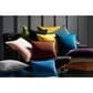 Surya Cotton Velvet 22" Square Throw Pillow in Medium Green, , large