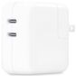 Apple 35W Dual USB-C Port Power Adapter in White, , large