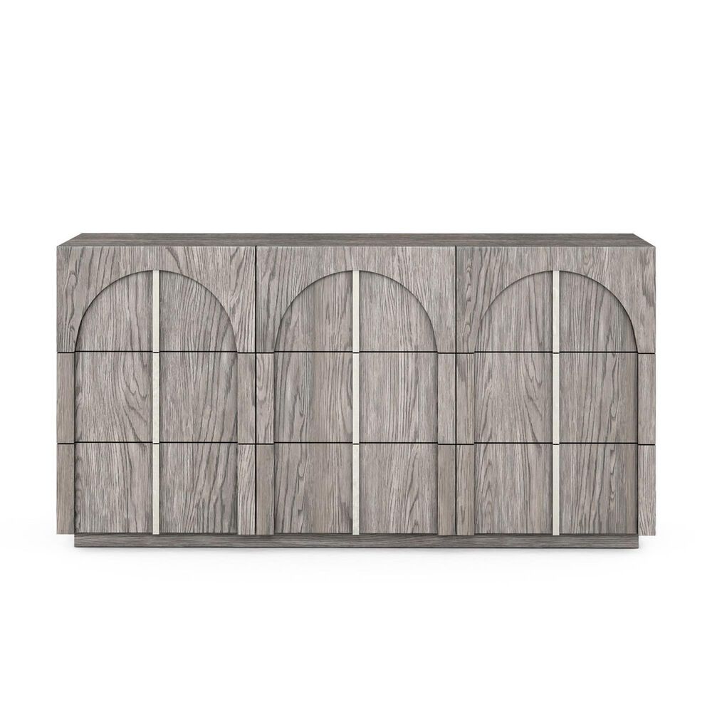 Vantage Vault 6 Drawer Dresser in Mink Gray, , large