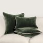 Classic Home Heirloom 22" x 22" Throw Pillow in Forest Green and Natural, , large