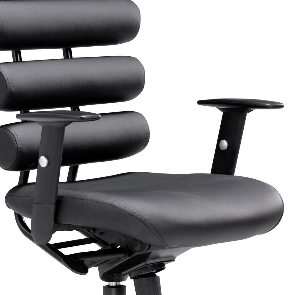 Zuo Modern Unico Office Chair in Black, , large
