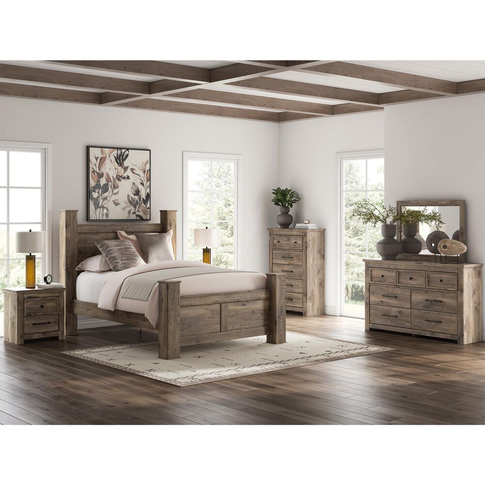 Ashley Rusticott 2-Drawer Nightstand in Brown, , large