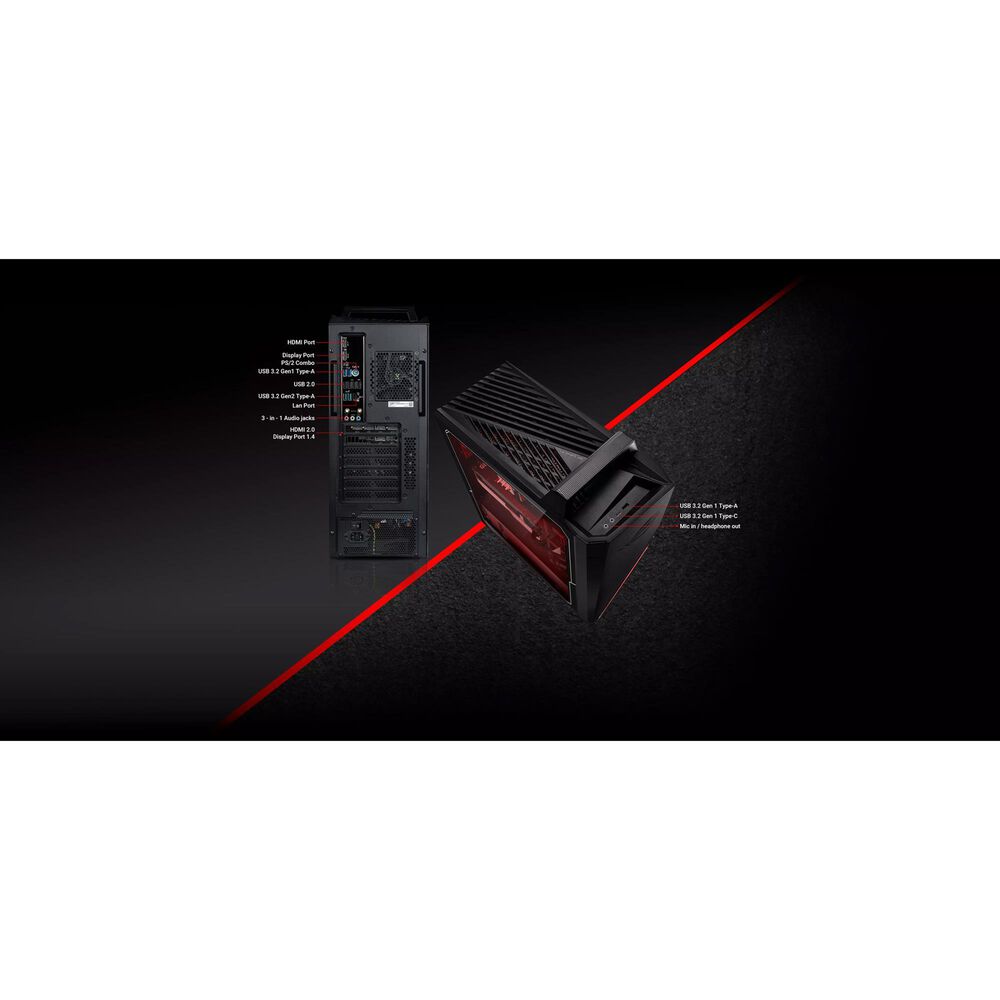 ASUS ROG Strix G15DS Gaming Desktop | AMD Ryzen 7 7700X - 16GB DDR5 RAM - NVIDIA GeForce RTX 4060Ti - 1TB PCIe SSD in Star Black, , large