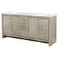 Lexora Home Lafarre 72" Double Bathroom Vanity in Rustic Acacia with 2 cm White Cultured Marble Top and Rectangular Sinks, , large