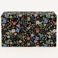Rifle Paper Co Crafted by Cloth and Company Willie Storage Bench in Stawberry Fields Black, , large