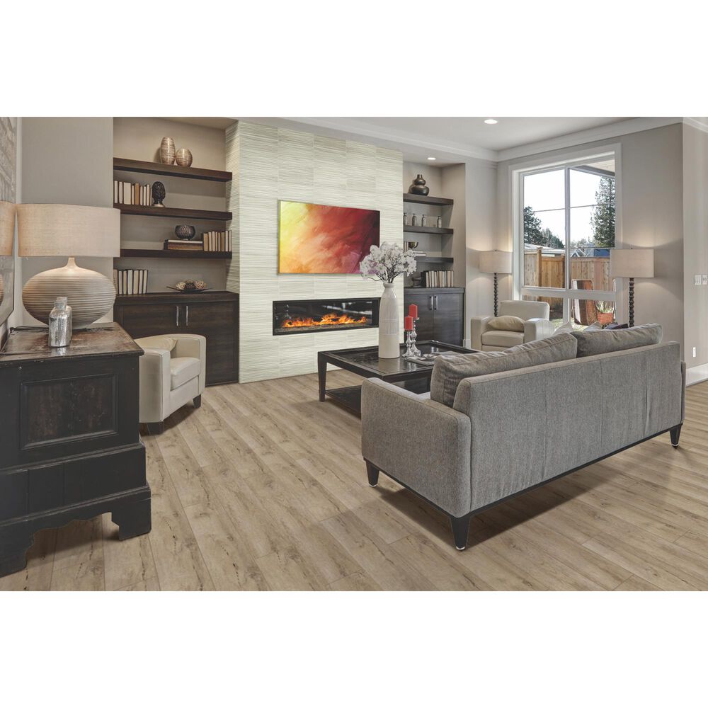 Happy Feet International Stone Elegance II Platinum Oak 7.25&quot; x 48&quot; Luxury Vinyl Plank, , large