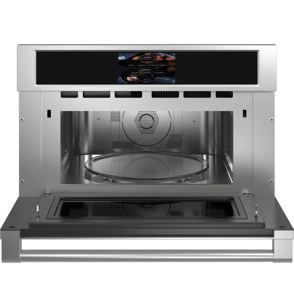 Monogram Statement 30" Single Electric Wall Oven with 240V Advantium Technology in Stainless Steel, , large