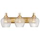 Golden Lighting Adeline 3-Light Vanity Light in Modern Brushed Gold, , large