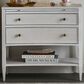 Furniture Worldwide Love Joy Bliss Chelsea Nightstand in Alabaster, , large