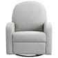 Lifestyle Solutions Paloma Manual Swivel Rocker Recliner in Light Grey, , large