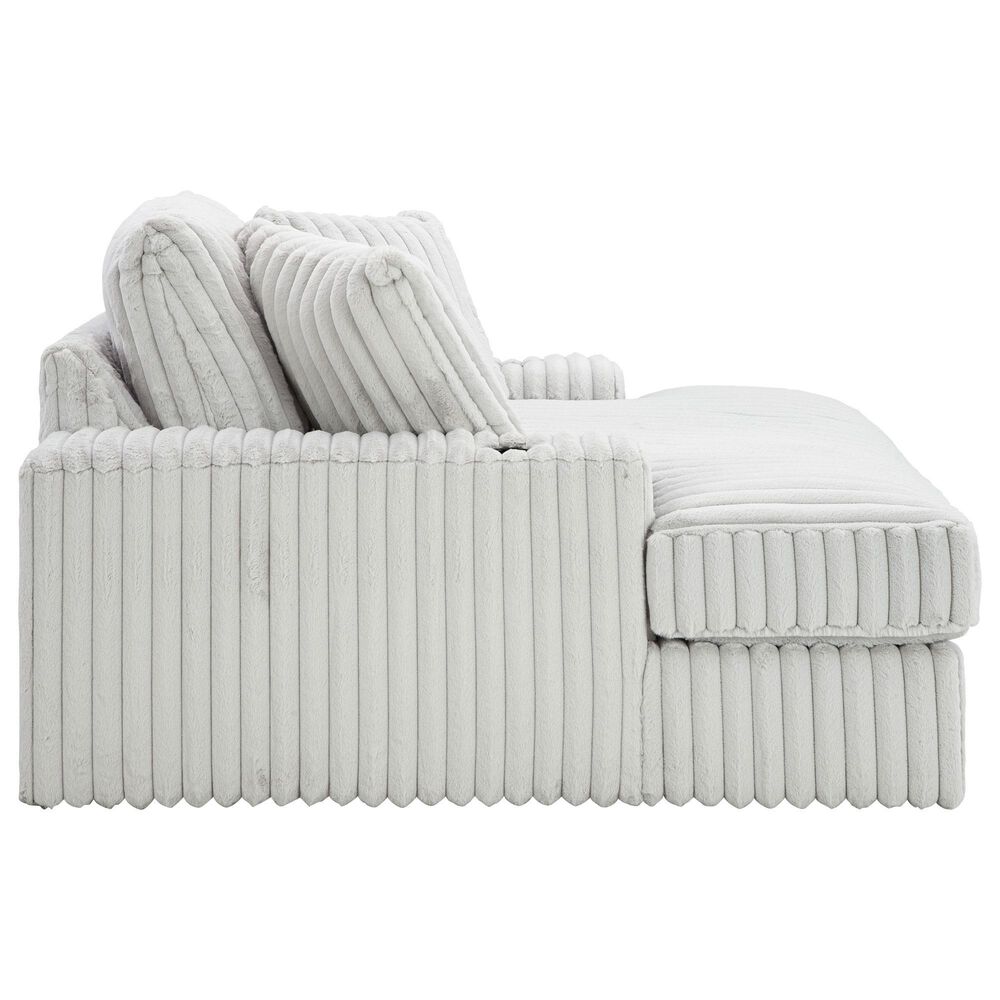 Ashley Stupendous Oversized Chaise in Alloy, , large
