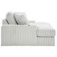 Ashley Stupendous Oversized Chaise in Alloy, , large