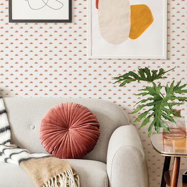 Tempaper Sunbeam 198" x 20.5" Peel and Stick Wallpaper in Copper Haze, , large