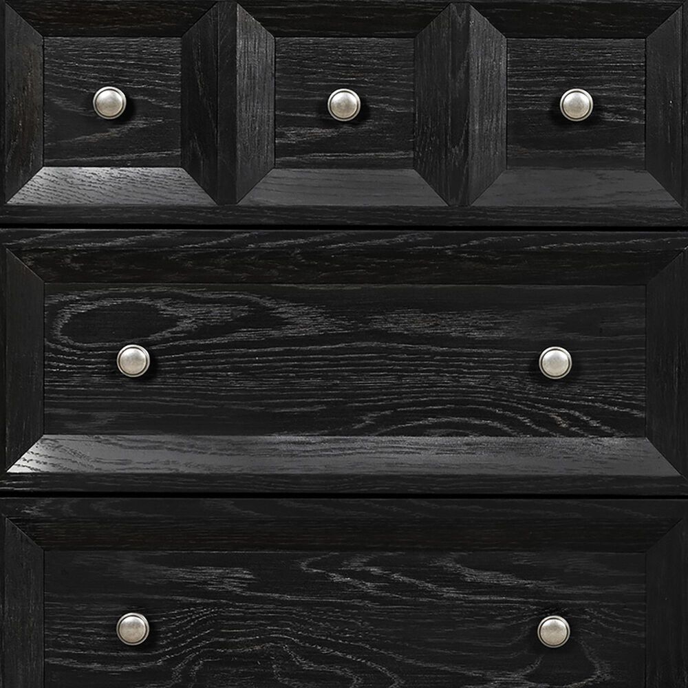 Furniture of America Hatton Cross 6-Drawer Dresser in Weathered Black, , large
