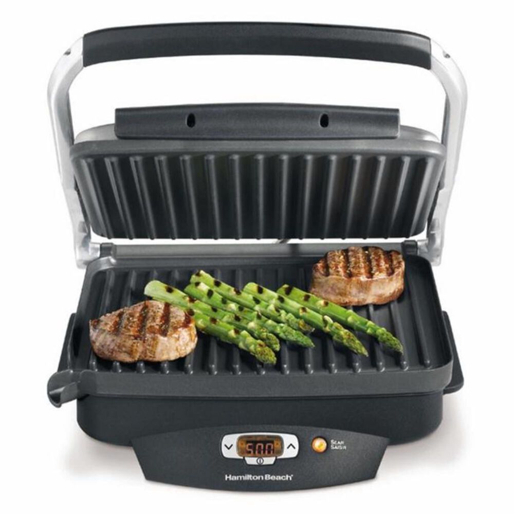 Hamilton Beach Steak Lover's Indoor Grill, , large