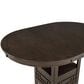 Crown Mark Hartwell 5-Piece Counter Height Dining Set in Dark Brown, , large