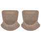 Hearth and Haven Lymington Outdoor Wicker Barstool with Teak Frame in Light Brown (Set of 2), , large