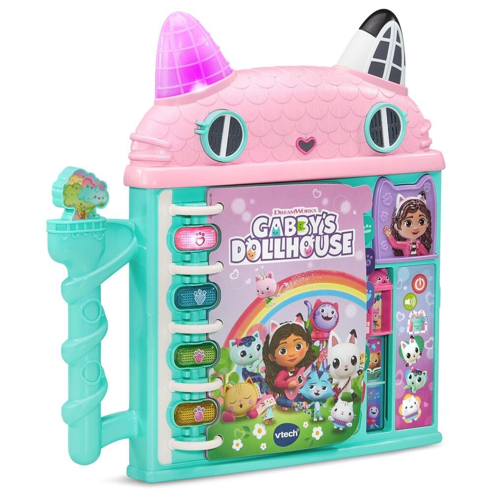 Vtech Gabby&#39;s Dollhouse Cat-a-Vator Book, , large