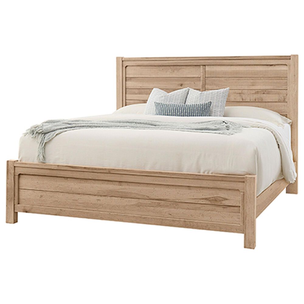 Viceray Collections Cool Rustic King Panel Plank Bed in Clear Maple, , large