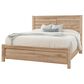 Viceray Collections Cool Rustic King Panel Plank Bed in Clear Maple, , large
