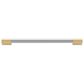 Fisher & Paykel 24" Professional Round Flush Dishwasher Handle Kit in Stainless Steel and Brass, , large