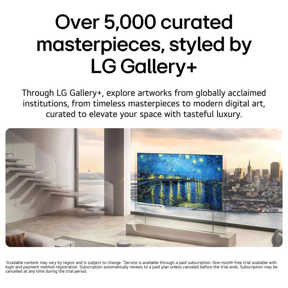 LG 83" OLED evo AI W6 4K in Black - Smart TV (2026), , large