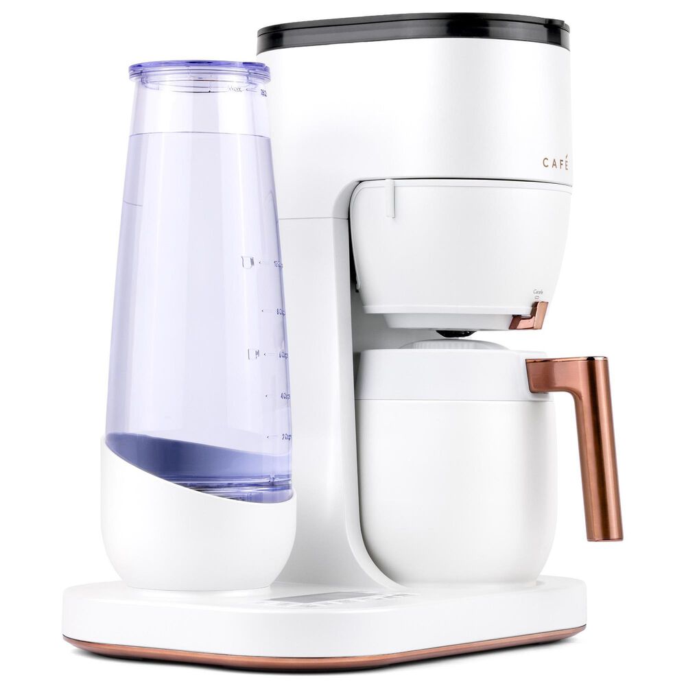 Cafe Specialty Grind and Brew Coffee Maker with Thermal Carafe in Matte White, , large