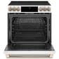Cafe 5.7 Cu. Ft. Smart Slide-In, Front-Control, Radiant and Convection Range in Matte White, , large