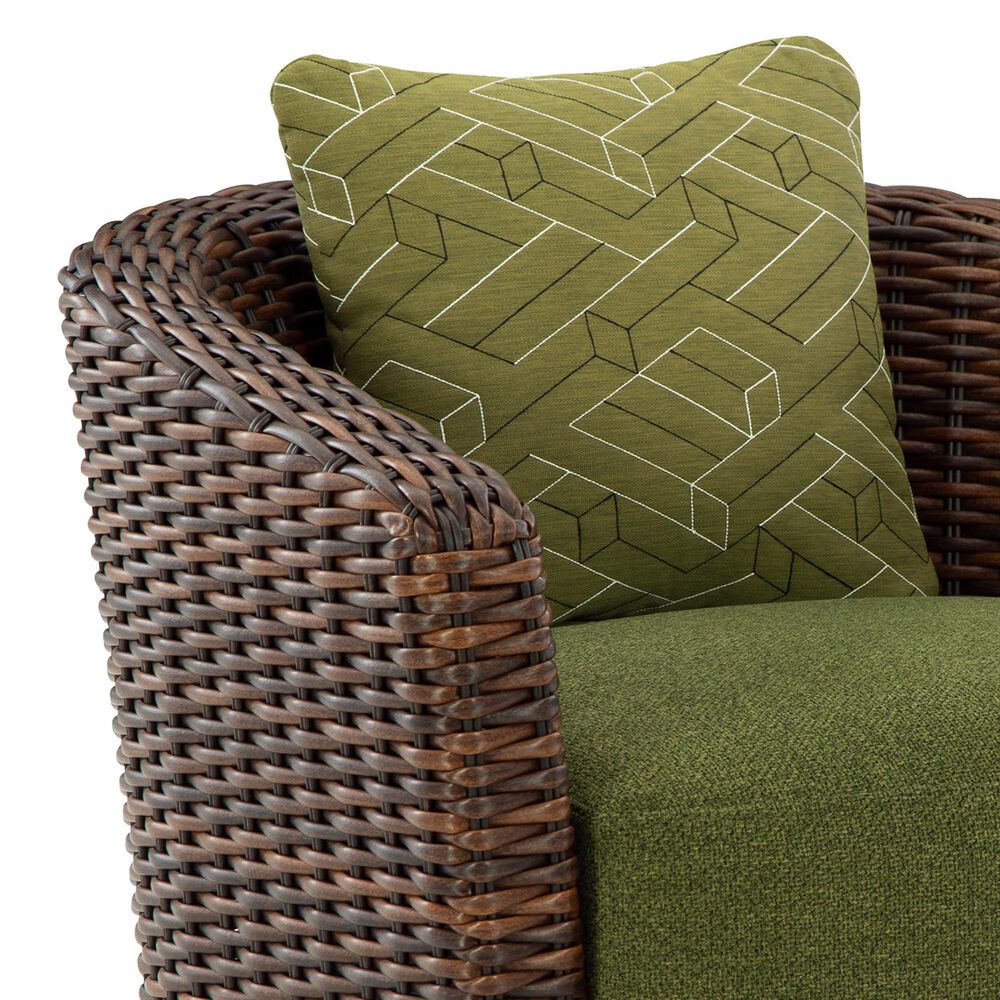 Ashley Horizon Hall Swivel Lounge Chair in Green, , large