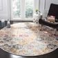 Safavieh Madison MAD611B 11" Round Multicolor Area Rug, , large