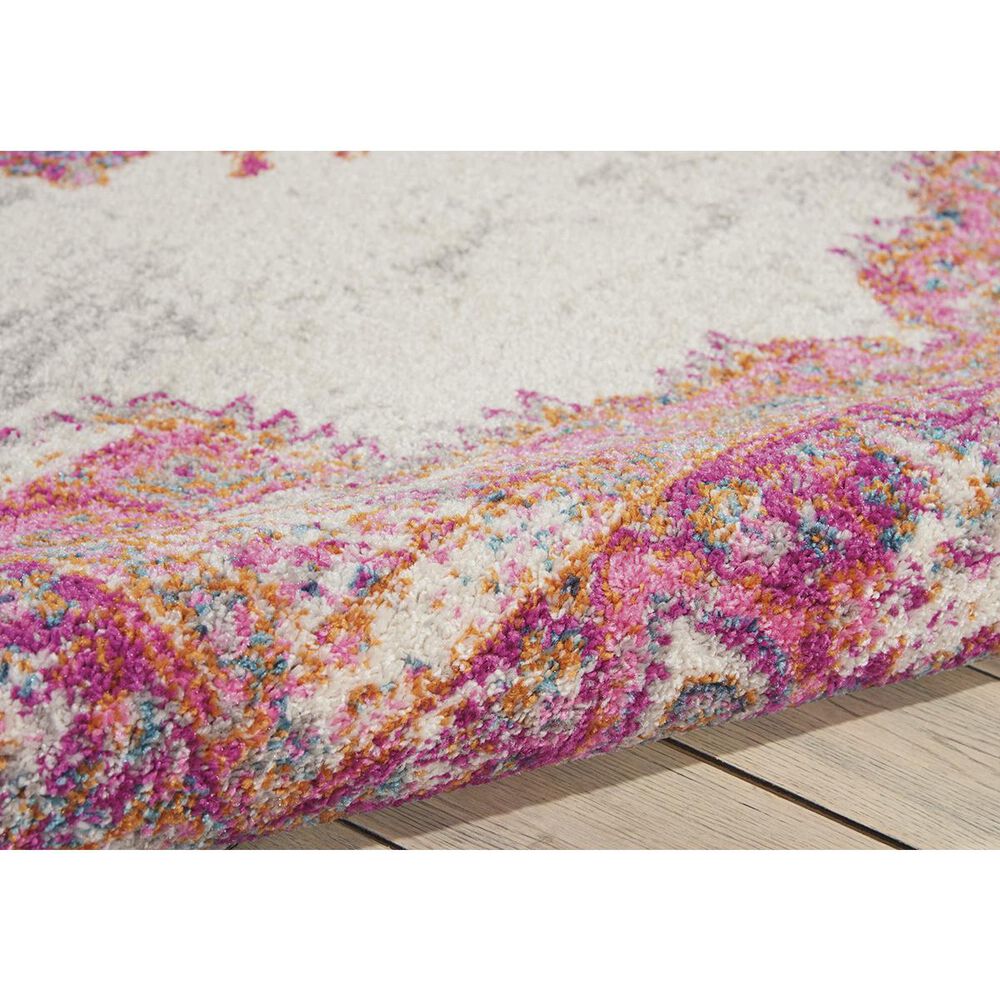 Nourison Passion PSN03 8&#39; x 10&#39; Ivory and Fushia Area Rug, , large