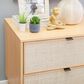 Linon Home Decor Collett 2-Drawer Nightstand in Natural, , large