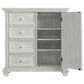Oxford Baby Weston 4 Drawer 4 Shelf 1 Door Chifferobe in Vintage White, , large