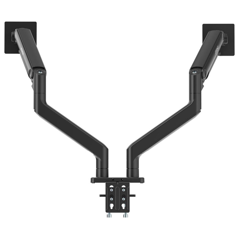 MSI Full-Motion Dual Monitor Desk Mount for 17 to 45" Displays in Matte Black, , large