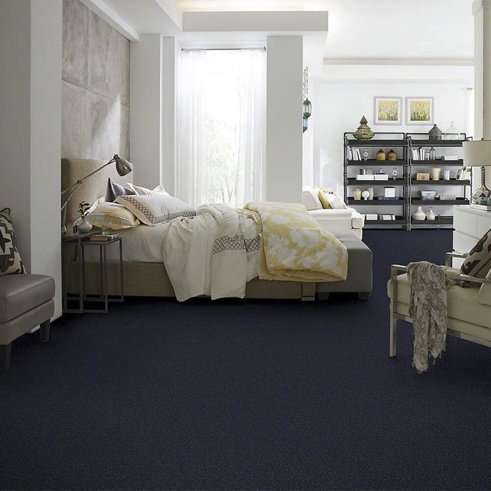 Anderson Tuftex Barracan Classic III Carpet in Deep Indigo, , large